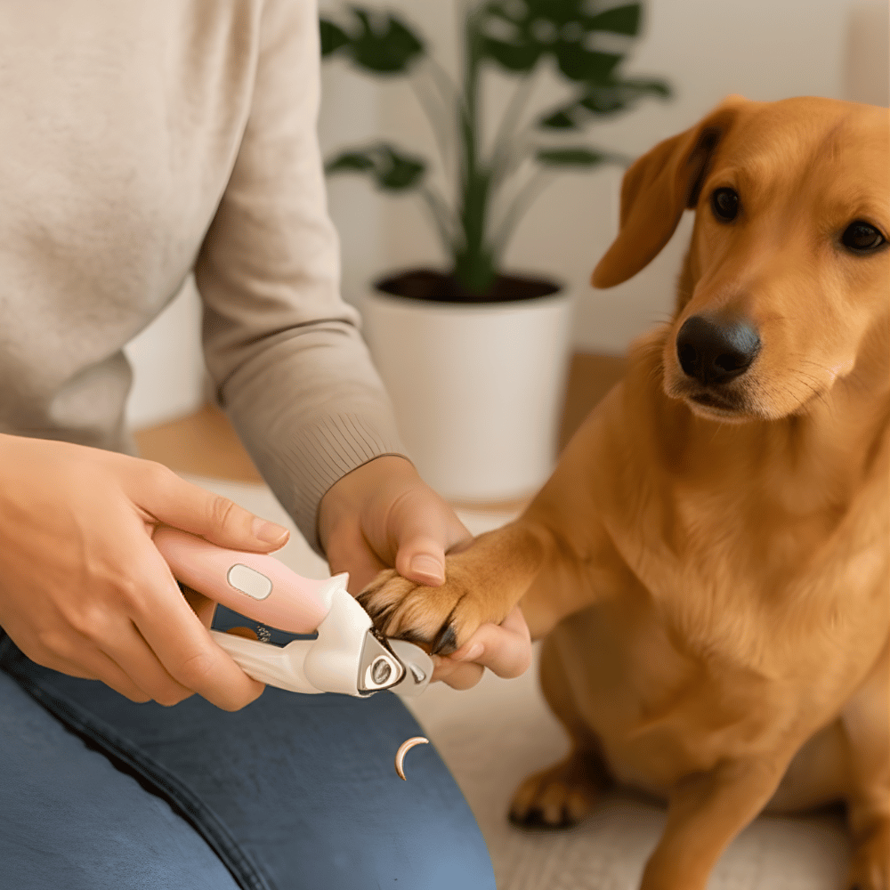 GlowTrim │ Precision Lighted Pet Nail Clippers