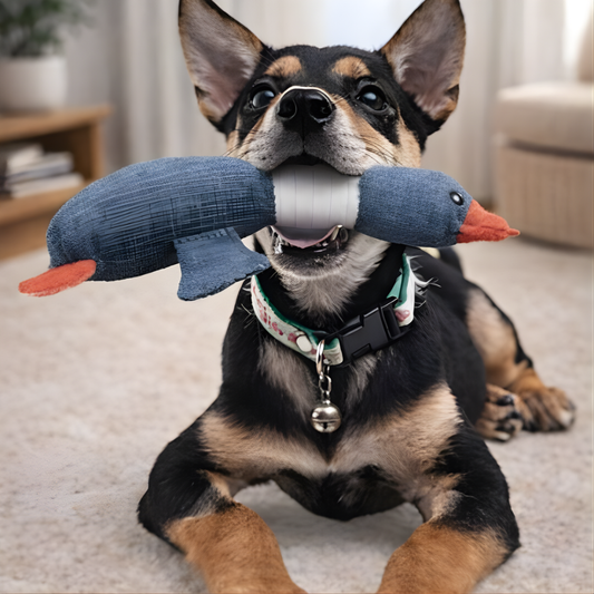 GooseGuard │ Indestructible Plush Goose Dog Toy