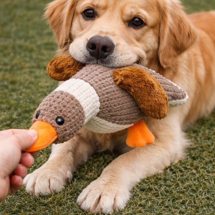 GooseGuard │ Indestructible Plush Goose Dog Toy