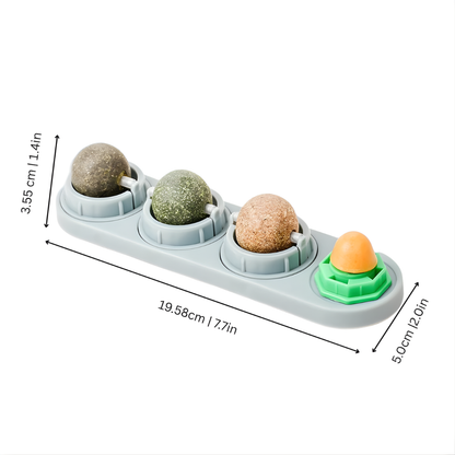 HerbOrbit │ Wall Mounted Cat Treat Toy