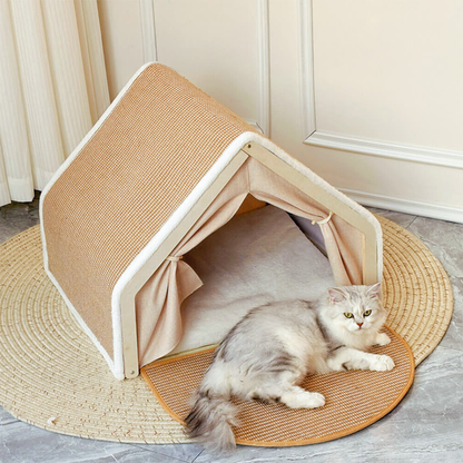 HomiNest | Cat Tent with Scratching Roof