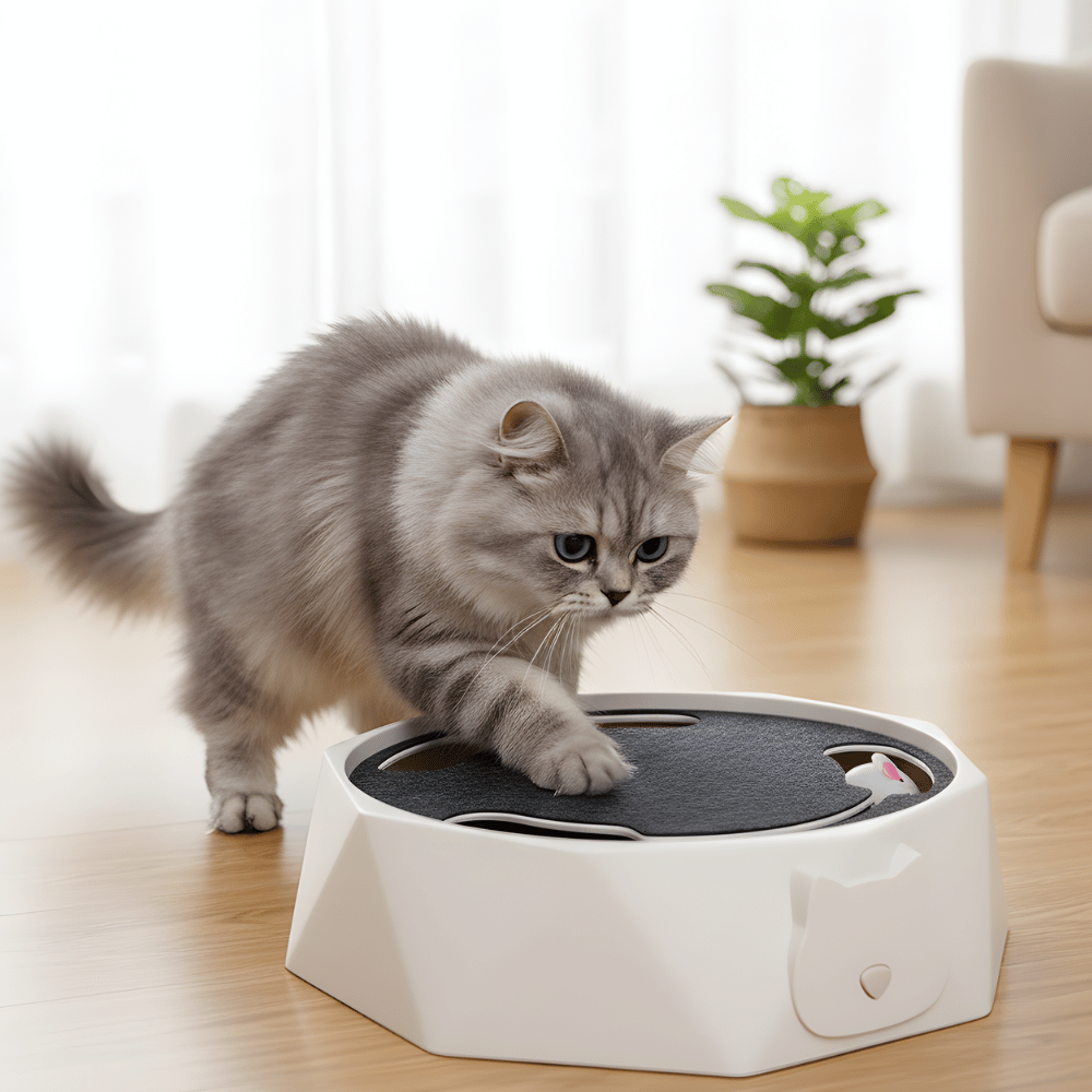 HuntNest │ Interactive Mouse Chase Toy for Cats