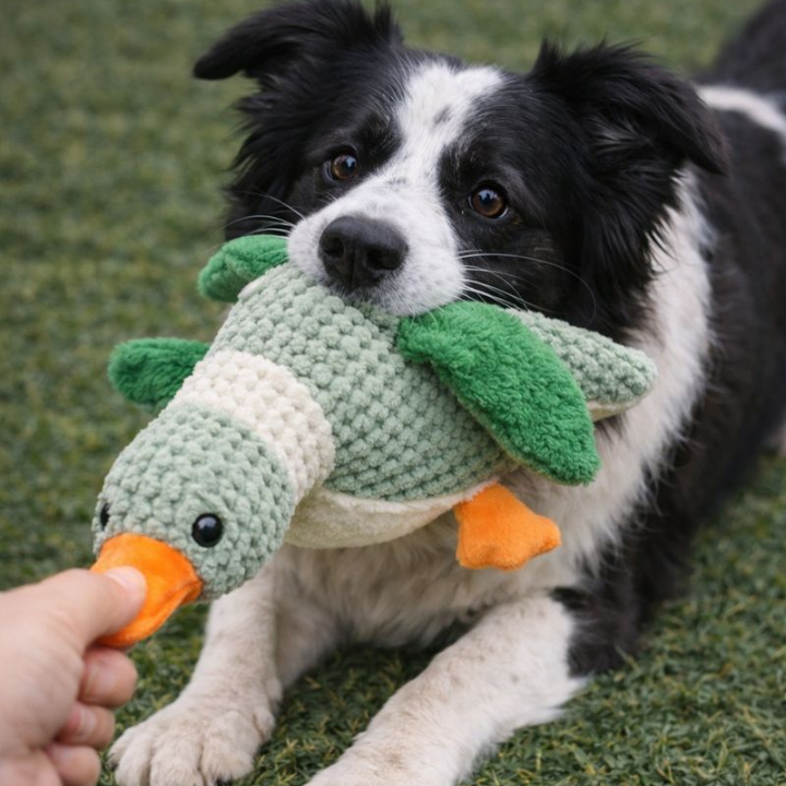 GooseGuard │ Indestructible Plush Goose Dog Toy