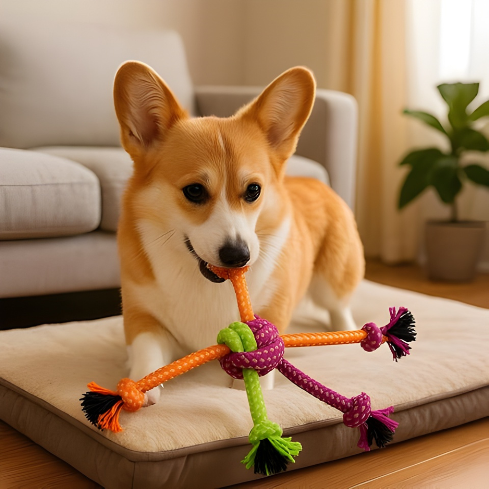 TugJoy │ Multi Leg Cotton Rope Chew Toy