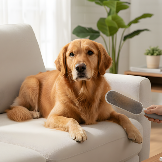 LintGlide │ Double Sided Reusable Pet Hair & Lint Remover Brush