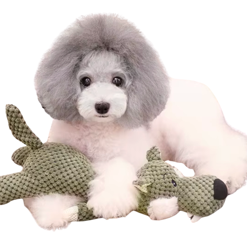 PawCuddle | Durable Plush Dog Toy With Squeaker