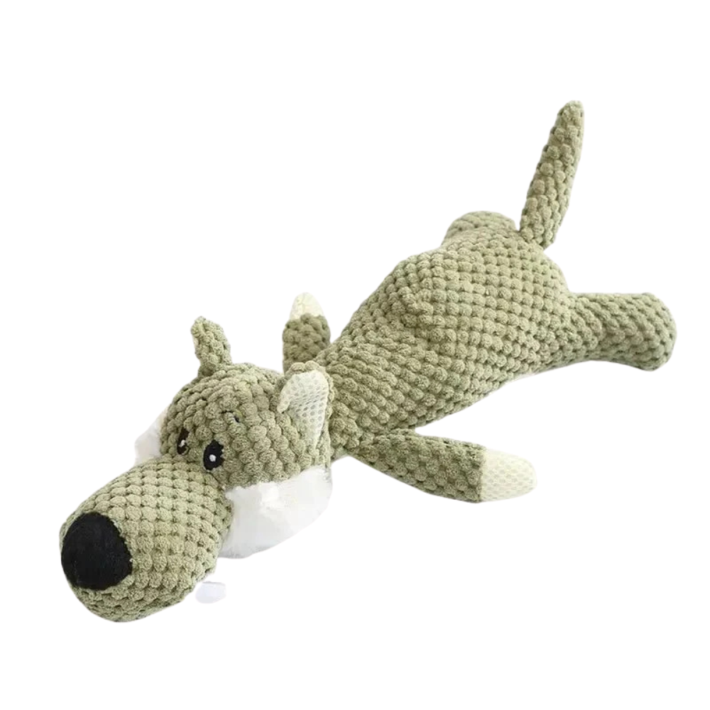PawCuddle | Durable Plush Dog Toy With Squeaker