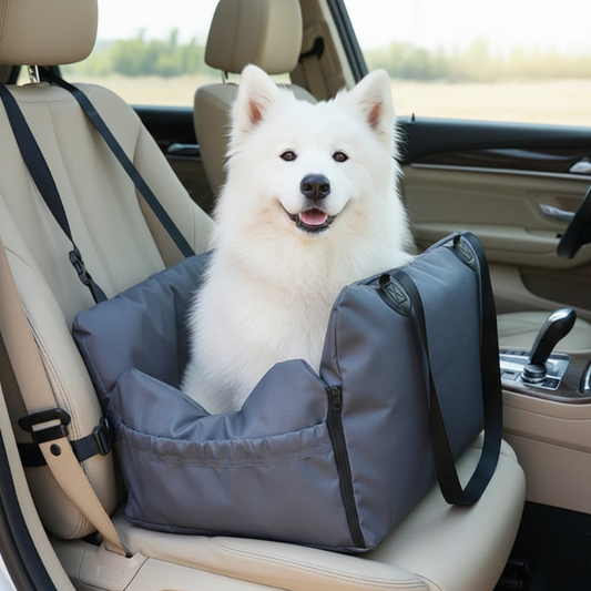 PawLift │ Waterproof Dog Car Seat with Storage Pockets