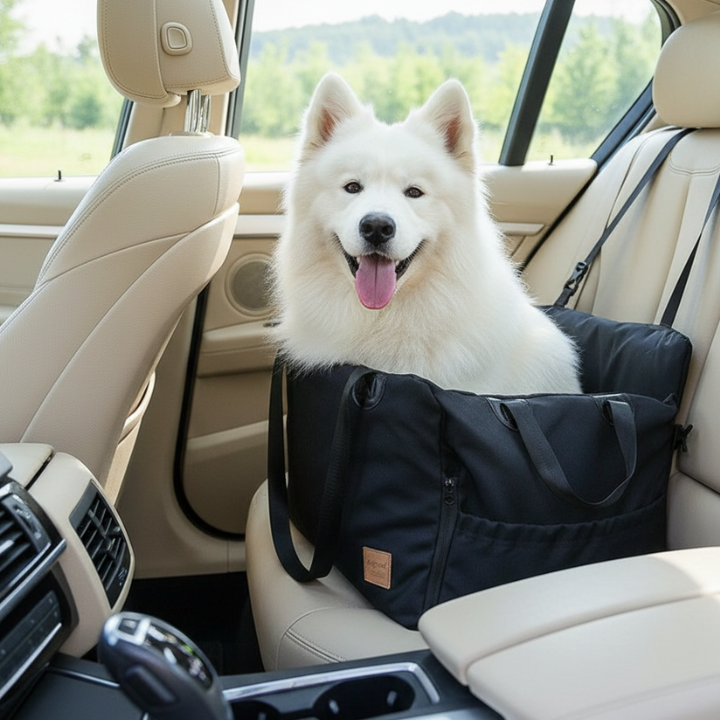 PawLift │ Waterproof Dog Car Seat with Storage Pockets