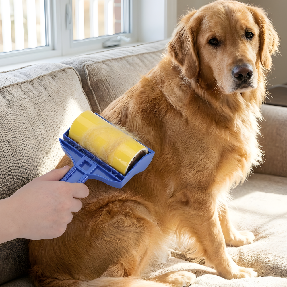 PawRoll │ Reusable Pet Hair Remover Roller