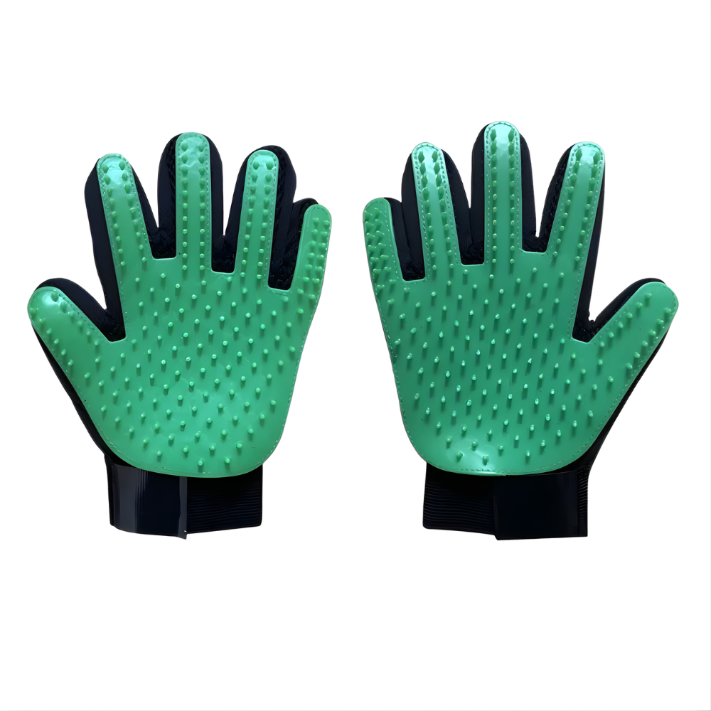 PawSweep │ Grooming and Massage Glove for Dogs