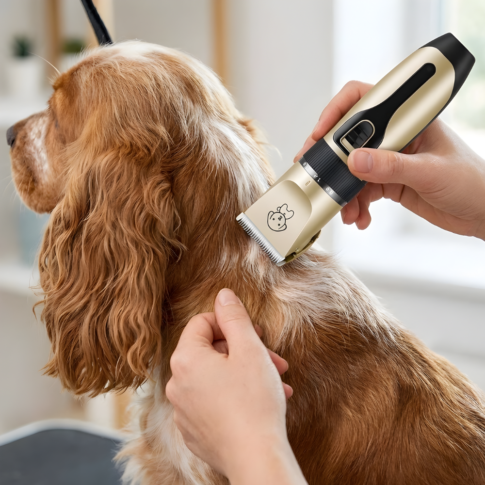 PawTrim │ Quiet Cordless Dog Grooming Hair Clipper