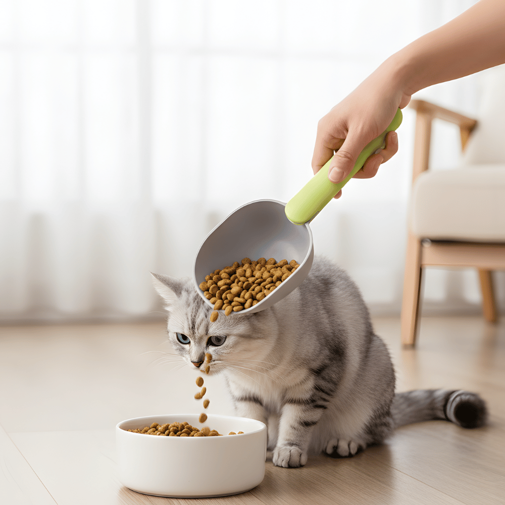 PortionSnap │ Dual Use Pet Food Scoop with Fresh Seal Clip
