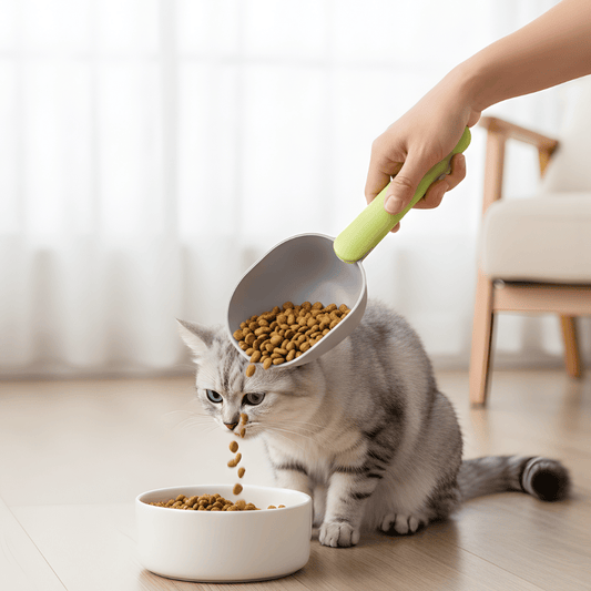 PortionSnap │ Dual Use Pet Food Scoop with Fresh Seal Clip