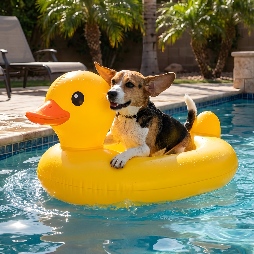 PupFloat │ Inflatable Dog Pool Floater