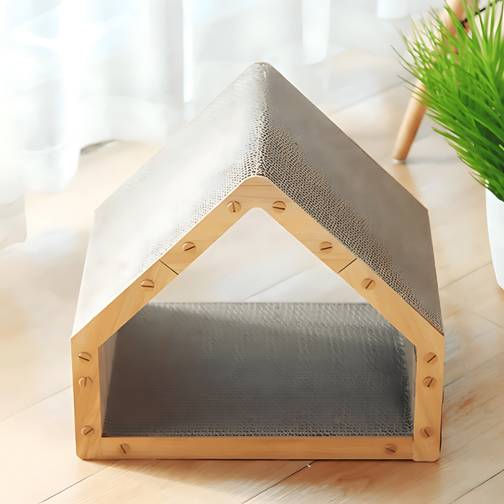 PurrHaven │ Cozy Cat Scratching House & Hideaway