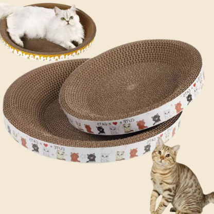 PurrOasis | Cardboard Cat Scratcher Bed