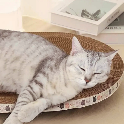 PurrOasis | Cardboard Cat Scratcher Bed
