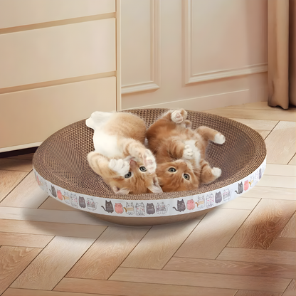 PurrOasis | Cardboard Cat Scratcher Bed