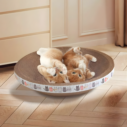 PurrOasis | Cardboard Cat Scratcher Bed