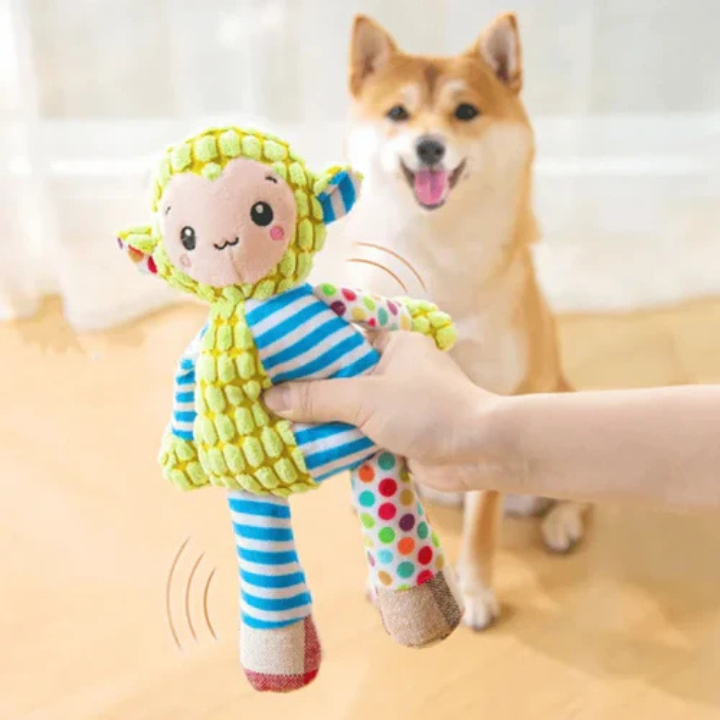PlushForge │ Indestructible Squeaky Dog Toy