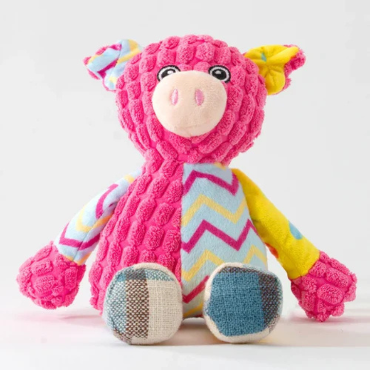 PlushForge │ Indestructible Squeaky Dog Toy