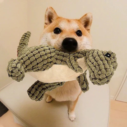 DinoClad │ Indestructible Plush Dino Dog Toy