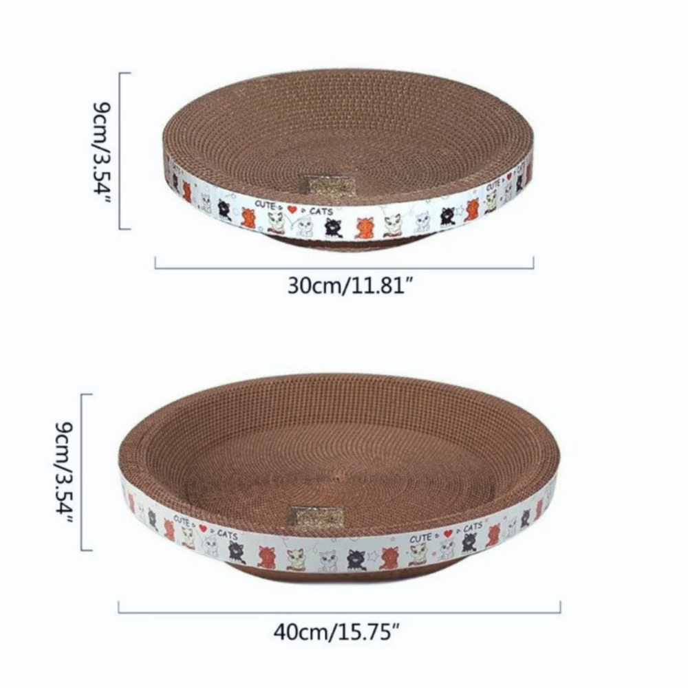 PurrOasis | Cardboard Cat Scratcher Bed