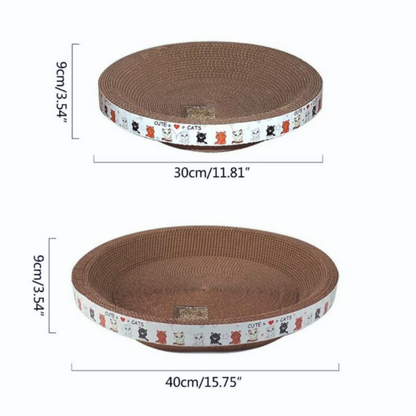PurrOasis | Cardboard Cat Scratcher Bed