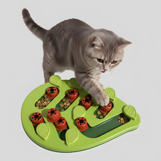 PurrQuest │ Interactive Cat Treat Puzzle Board