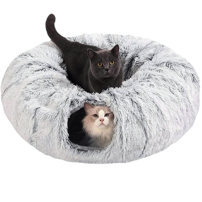 PurrTunnel | fluffy cat tunnel bed