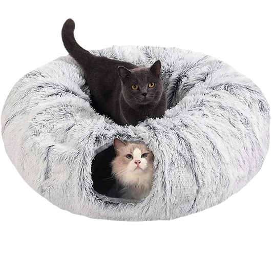 PurrTunnel | fluffy cat tunnel bed