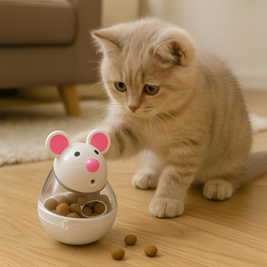RollNibble │ Rolling Treat Feeder Bowl