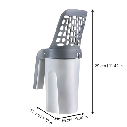 ScoopVault │ Integrated Litter Scoop & Bin
