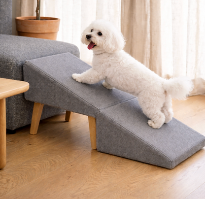 Split Ottoman Dog Ramp, 2-1 Sofa and Ottoman for Couch Bed Car & Cats