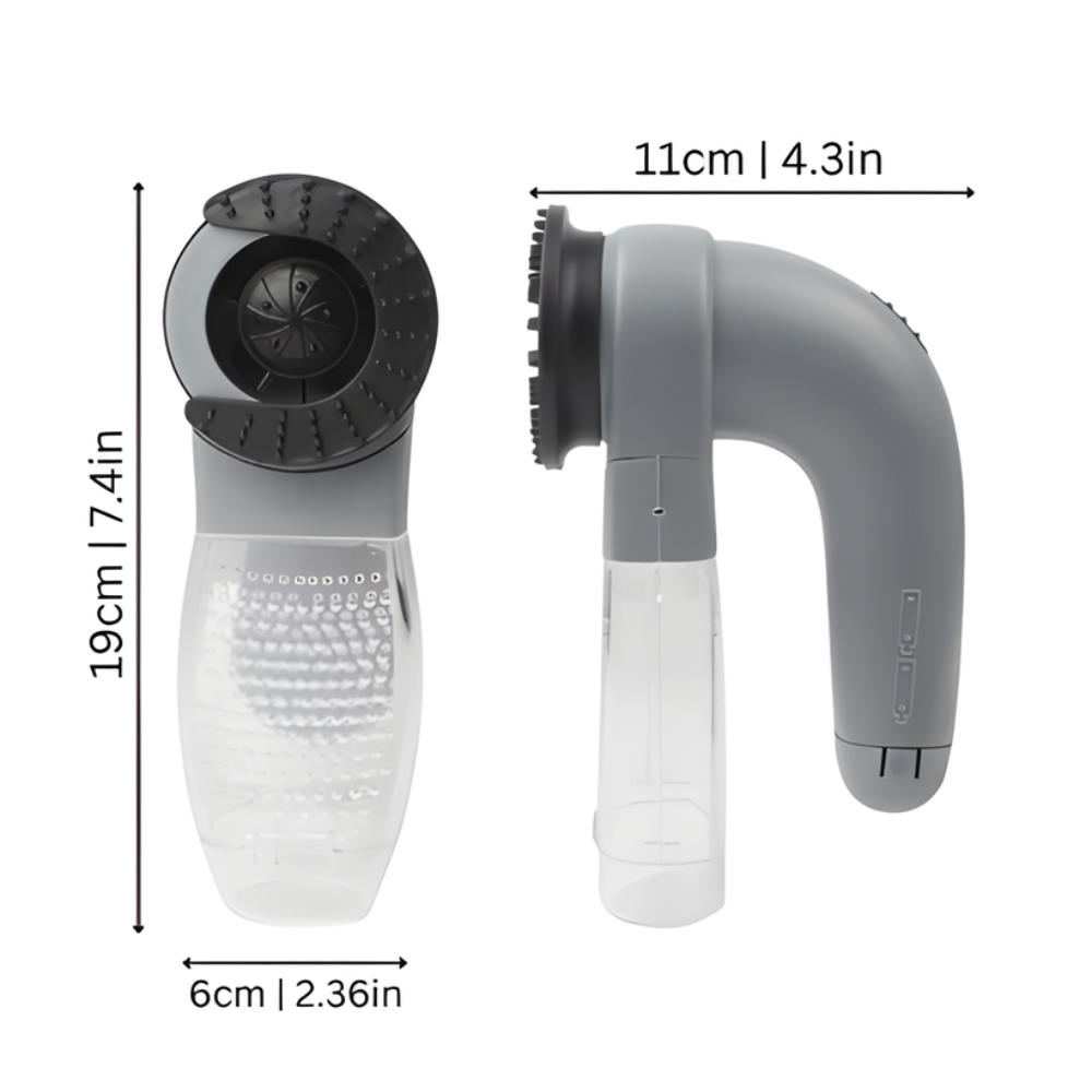 ShearEase │ Cordless Pet Grooming Vacuum & Deshedding Tool