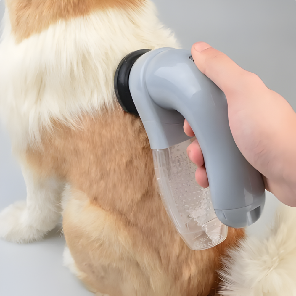 ShearEase │ Cordless Pet Grooming Vacuum & Deshedding Tool