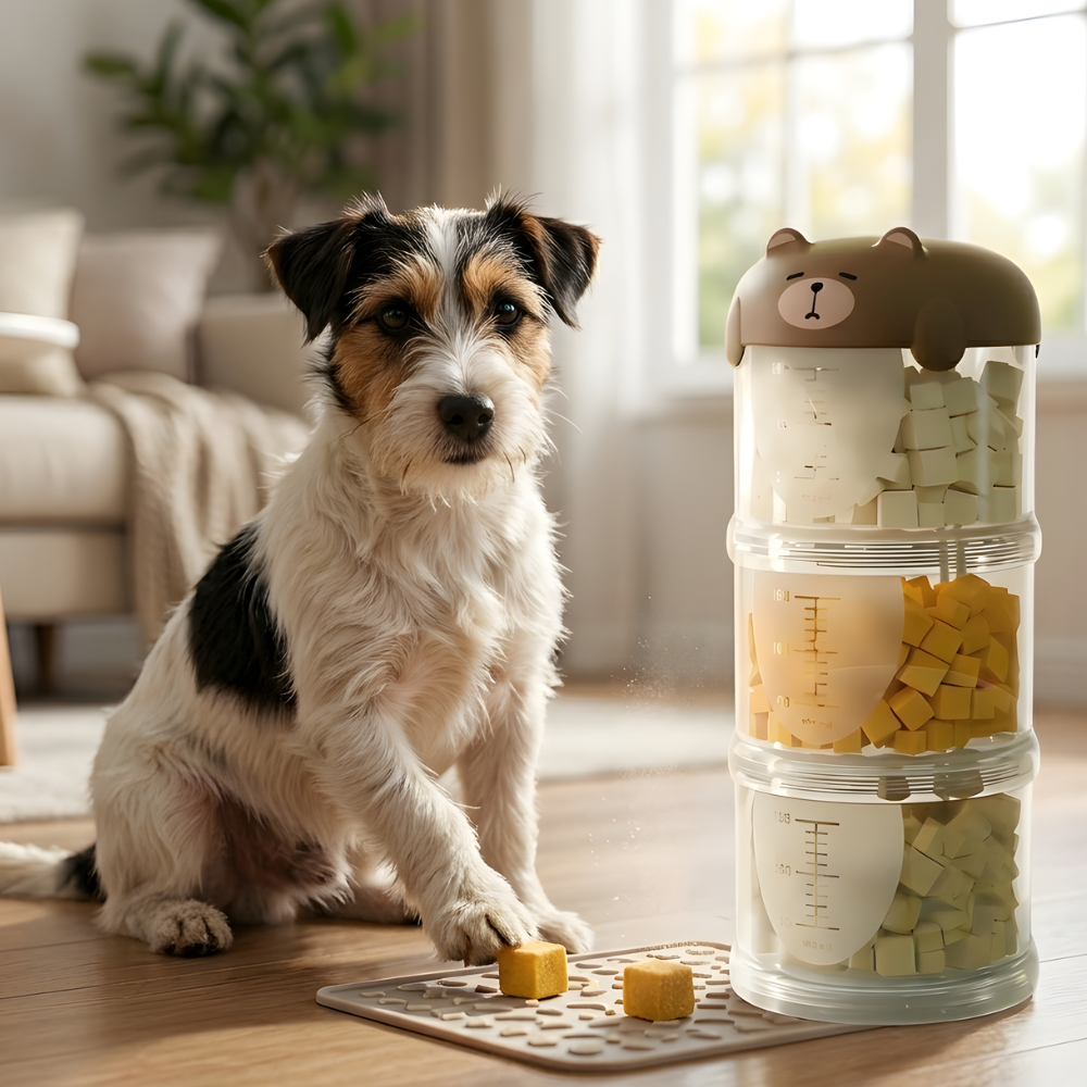 SnackStack │ Portable Pet Treat Dispenser