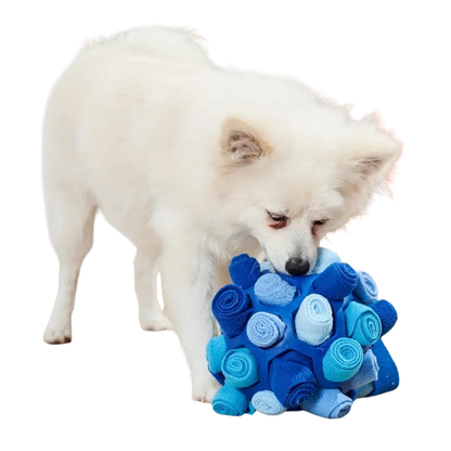 Sniffora | Snuffle Treat Hiding Enrichment Dog Ball