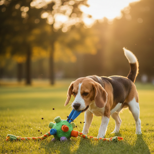 SnuffleTug │ Interactive Dog Treat Puzzle Toy