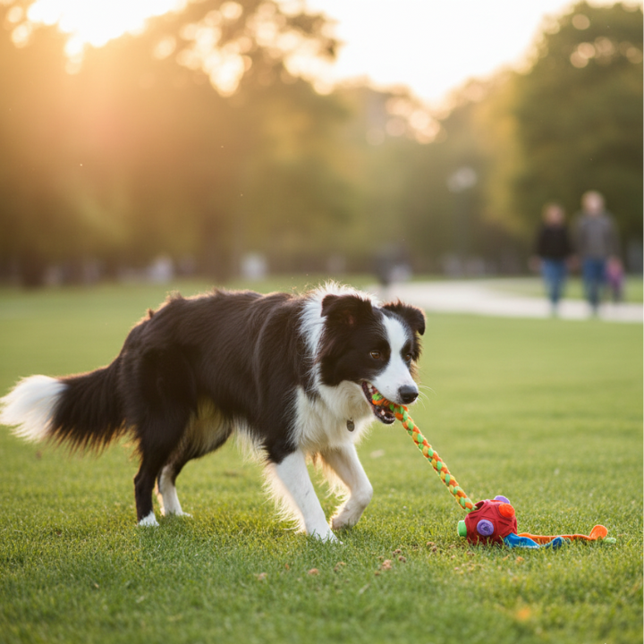 SnuffleTug │ Interactive Dog Treat Puzzle Toy