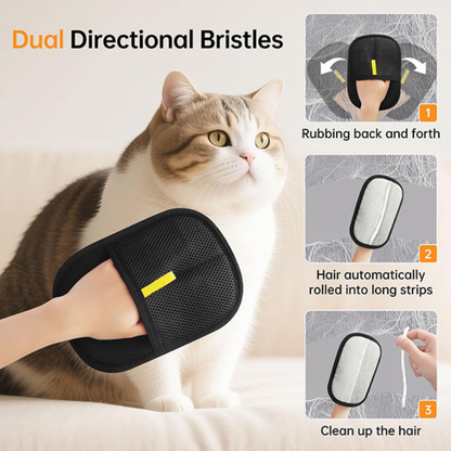 StaticLuxe │ Electrostatic Cat Hair Remover Gloves