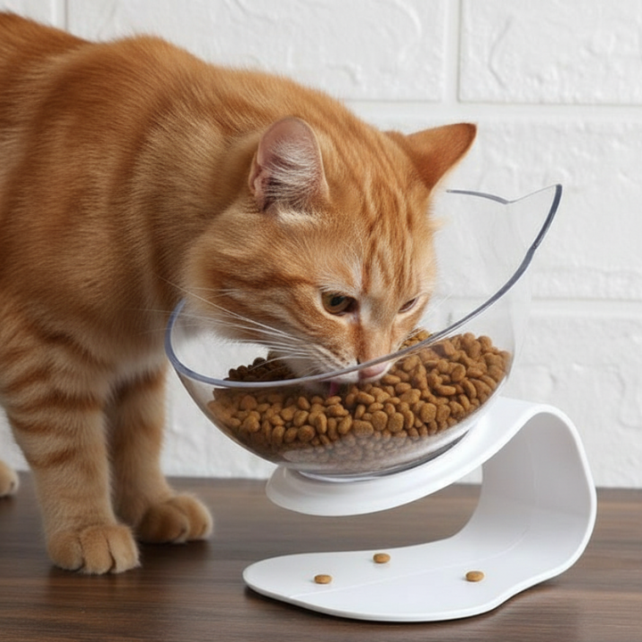 TiltFeed │ Raised Cat Feeding Bowl