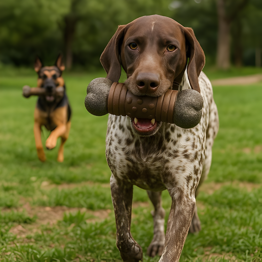 TitanBone │ Ultra Tough Squeaky Dog Bone Toy