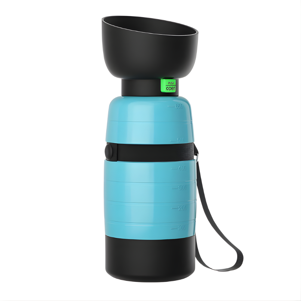 TrailSip │ 3 in 1 Travel Water Bottle & Food Container for Dogs