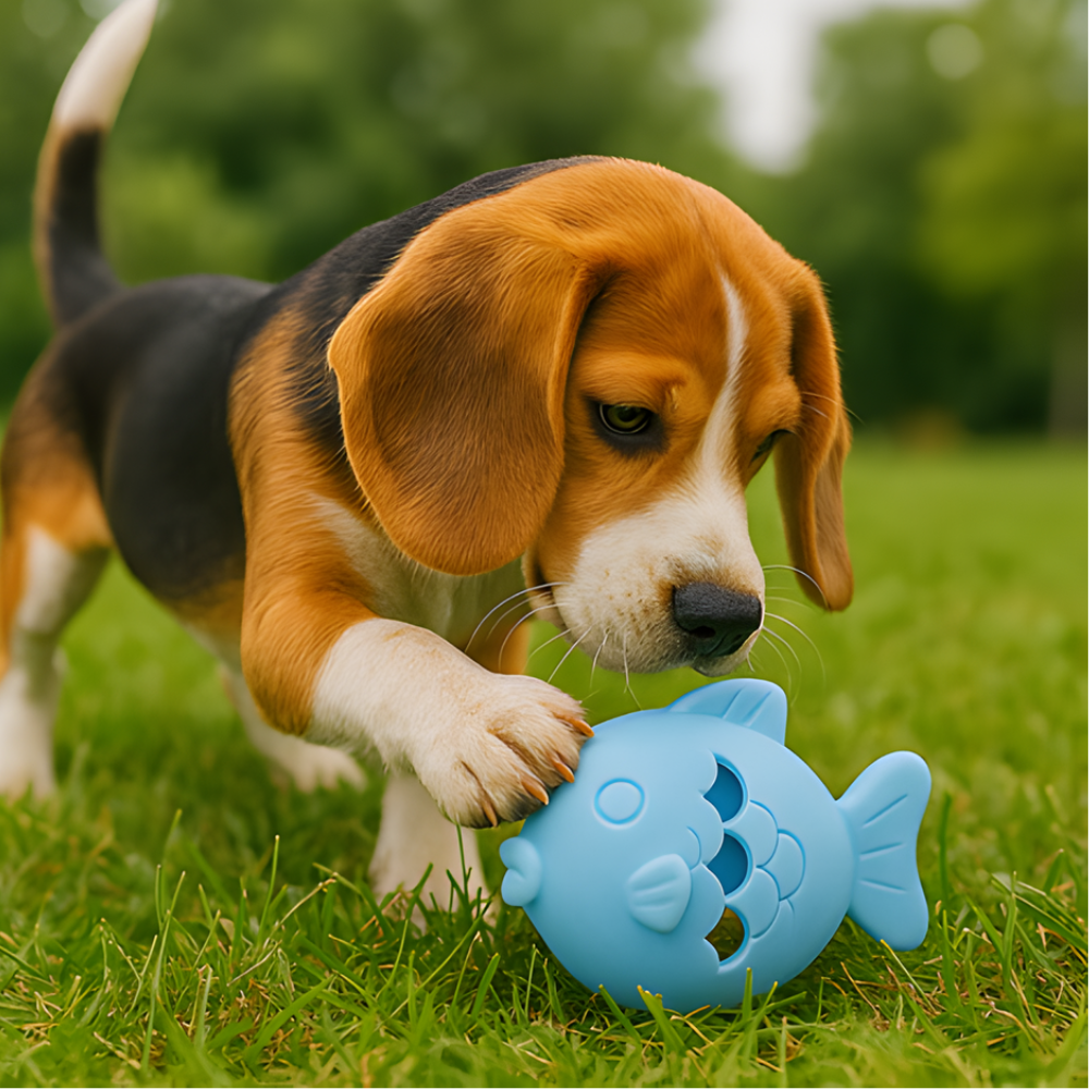 TreatTide │ Interactive Slow Feeding Dog Toy