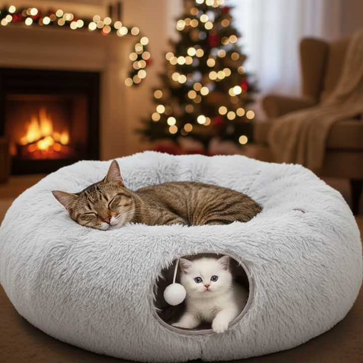 TreeNest │ Skirt Cat Tunnel & Cozy Nest