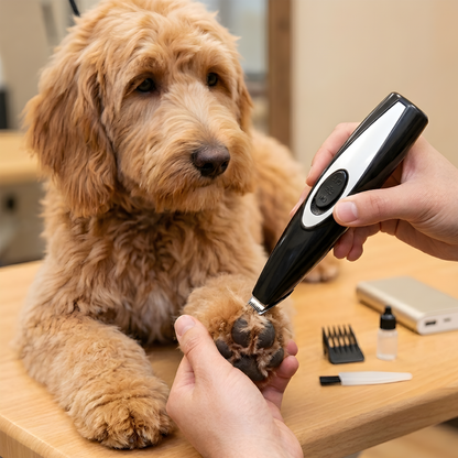 TrimEase │ Compact Dog Grooming Trimmer