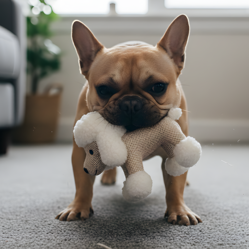 TugGuard │ Durable Squeaky Plush Dog Toy