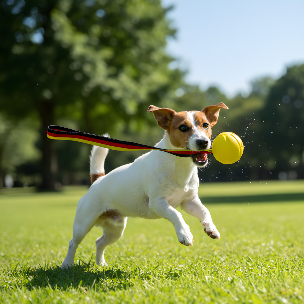 TugSphere │ Heavy Duty Ball on Rope Tug & Chase Toy